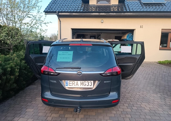 Opel Zafira cena 33500 przebieg: 270000, rok produkcji 2014 z Radomsko małe 121